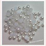 6mm White Half Dome Flatba..